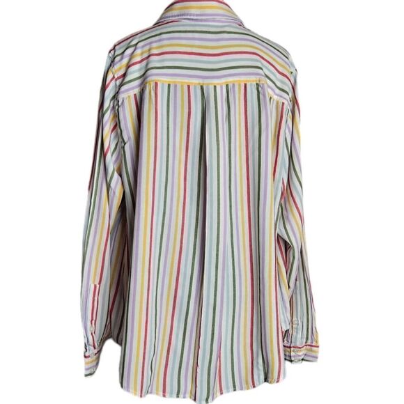 Torrid Striped Rayon Blouse - Picture 2 of 6